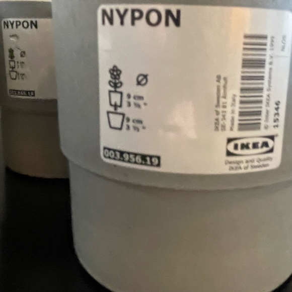 ‘made in Italy’ NWT! assorted pots 🪴🎍 grey & white unused/like new with tags - Picture 5 of 7